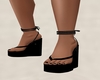Black Wedge Sandals v.2