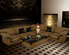 SB* Brown Leather Sofa 3