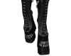goth boots + chains