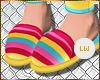 [LW]Rainbow Slippers