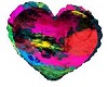 Multi Color Pillow Heart