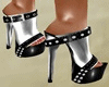 White Latex Shoes