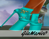 g;Taxi teal boots
