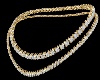 Dble Chain Necklace-Gold