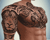 Lion King Muscle Tattoos