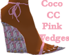 Coco CC Pink Wedges