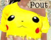 FOX emo pikachu crop top