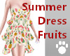 Summer Dress Fruits