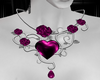 pink love necklace
