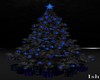 Christmas Blue Dark Tree