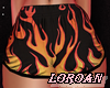 !(LOH) Flames Shorts