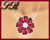 Ruby Floral Necklace