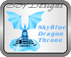 Dragon Throne Sky Blue