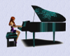 [SL] Teal Rose Piano