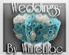 WL~ Aqua Wedding FlwrStd