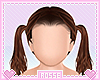 Hair Pigtails 011 Brown