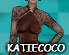 Rich brown cocktail