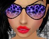 *Blue Leopard Glasses