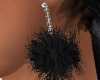La Fama Earrings Black