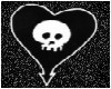 Heartskull sticker