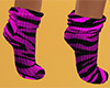 Pink Tiger Stripe Socks (F)