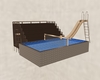 Outdoor Pool w/volleybal