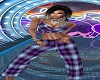 Female Purple Blu PJs