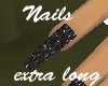 Nails: Black diamonds