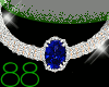 Sapphire Lov3 Necklace