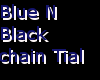 Blue and Black chain tai