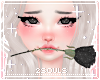 ♡ Sparkly Black Rose