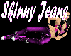 [YD] Skinny Jeans purple