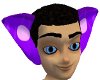purple neko ears