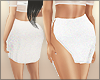 White Slit Skirt Slim