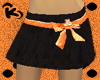 Black/Orange Miniskirt