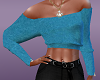 Blue Angora Sweater