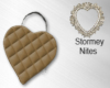 Pamela Beige Heart Purse