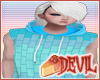 [Devil] Blue hoodie