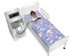 Bed With Fetal Monitor
