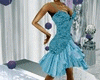 Creta Blue Short Dress