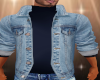 Jean Jacket Blue Sweater