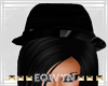 (Eo) Black Hair & Hat