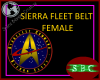 Sierra Fleet Belt Female