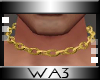 WA3 Chain Collar M-Gold
