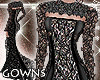 Black Flower Gown