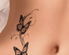 Belly Butterfly Tattoo
