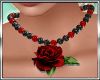 T* Red Rose Necklaces