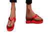 Red Sandals M