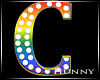 H. Rainbow Letter C