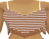 basic top stripes brown